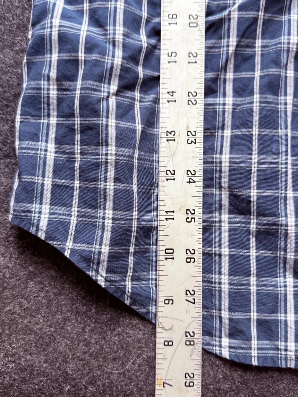 Banana Republic Grant Slim Fit Plaid Shirt Medium
